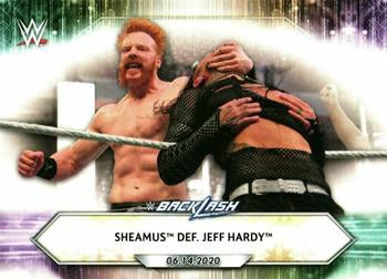 #87 Sheamus def. Jeff Hardy - 2021 Topps WWE Wrestling