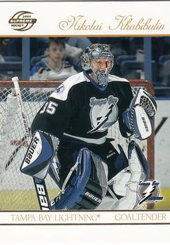 #87 Nikolai Khabibulin - Tampa Bay Lightning - 2003-04 Pacific Supreme Hockey
