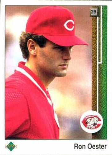 #287 Ron Oester - Cincinnati Reds - 1989 Upper Deck Baseball