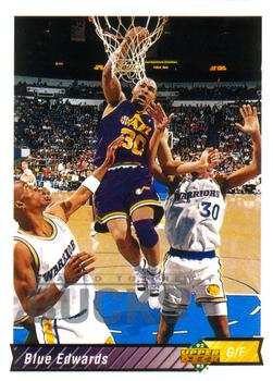 #87 Blue Edwards - Milwaukee Bucks - 1992-93 Upper Deck Basketball