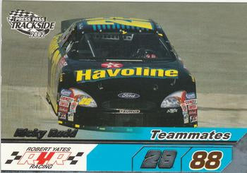 #87 Ricky Rudd - Robert Yates Racing - 2002 Press Pass Trackside Racing
