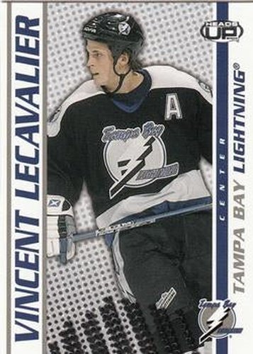 #87 Vincent Lecavalier - Tampa Bay Lightning - 2003-04 Pacific Heads Up Hockey