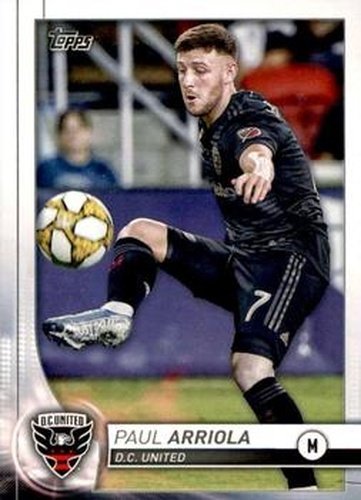 #87 Paul Arriola - D.C. United - 2020 Topps MLS Soccer