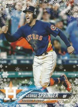 #HMW87 George Springer - Houston Astros - 2018 Topps Holiday Baseball