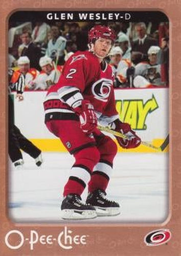 #87 Glen Wesley - Carolina Hurricanes - 2006-07 O-Pee-Chee Hockey