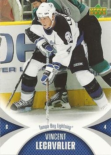 #87 Vincent Lecavalier - Tampa Bay Lightning - 2006-07 Upper Deck Mini Jersey Hockey