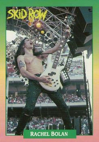 #87 Rachel Bolan - 1991 Brockum Rock Cards