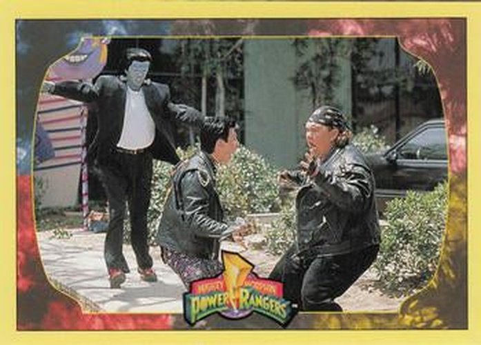 #87 Monster Chase - 1994 Collect-A-Card Power Rangers