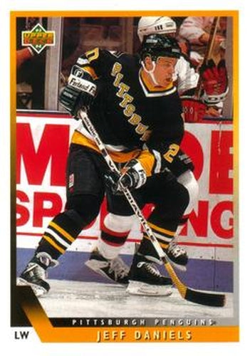 #87 Jeff Daniels - Pittsburgh Penguins - 1993-94 Upper Deck Hockey