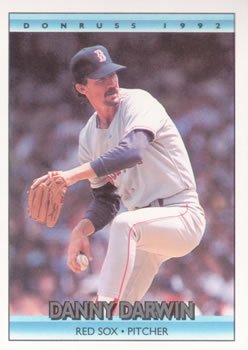 #87 Danny Darwin - Boston Red Sox - 1992 Donruss Baseball