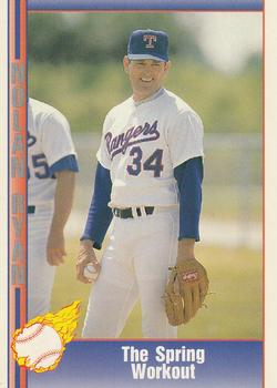 #87 The Spring Workout - Texas Rangers - 1991 Pacific Nolan Ryan Texas Express I Baseball