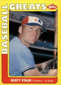 #87 Rusty Staub - Montreal Expos - 1991 Swell Baseball Greats