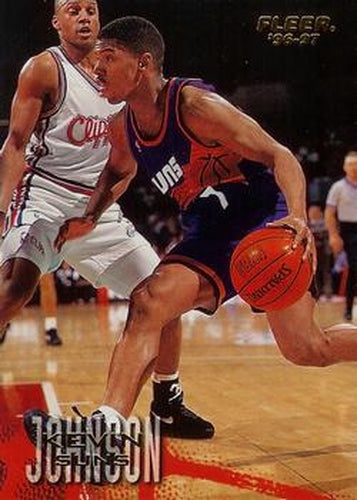 #87 Kevin Johnson - Phoenix Suns - 1996-97 Fleer Basketball