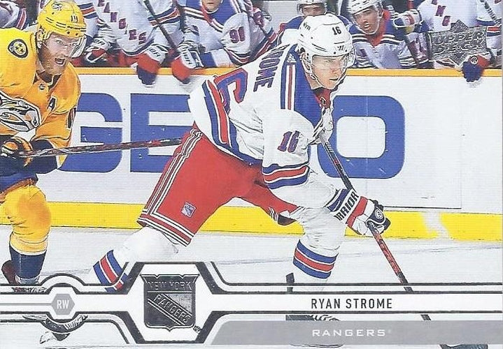 #87 Ryan Strome - New York Rangers - 2019-20 Upper Deck Hockey