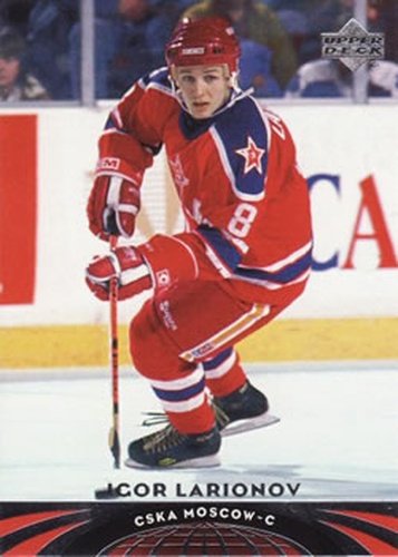 #87 Igor Larionov - CSKA Moscow - 2004-05 UD All-World Edition Hockey