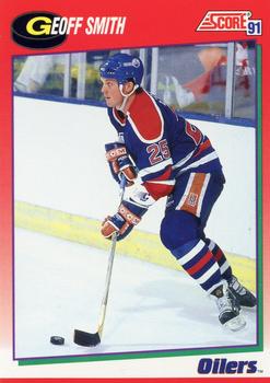 #87 Geoff Smith - Edmonton Oilers - 1991-92 Score Canadian Hockey