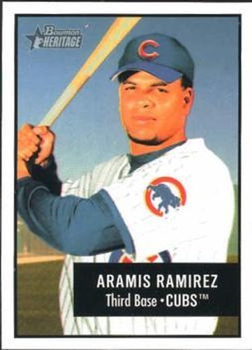 #87 Aramis Ramirez - Chicago Cubs - 2003 Bowman Heritage Baseball