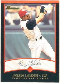 #87 Barry Larkin - Cincinnati Reds - 2001 Bowman Baseball