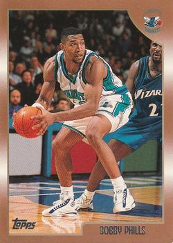 #87 Bobby Phills - Charlotte Hornets - 1998-99 Topps Basketball