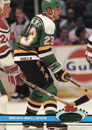 #87 Brian Bellows - Minnesota North Stars - 1991-92 Stadium Club Hockey
