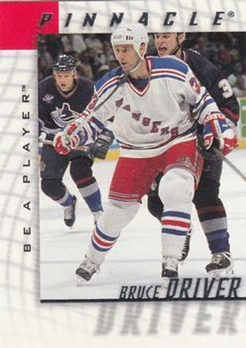 #87 Bruce Driver - New York Rangers - 1997-98 Pinnacle Be a Player Hockey