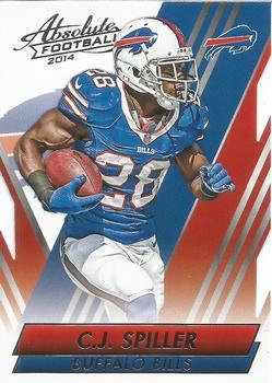 #87 C.J. Spiller - Buffalo Bills - 2014 Panini Absolute - Retail Football