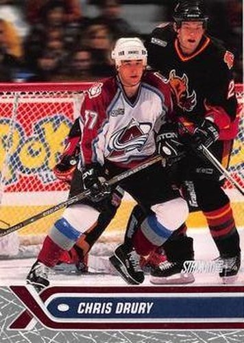 #87 Chris Drury - Colorado Avalanche - 2000-01 Stadium Club Hockey