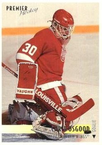 #87 Chris Osgood - Detroit Red Wings - 1994-95 Topps Premier Hockey
