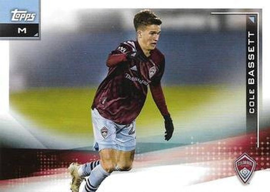 #87 Cole Bassett - Colorado Rapids - 2021 Topps MLS Soccer