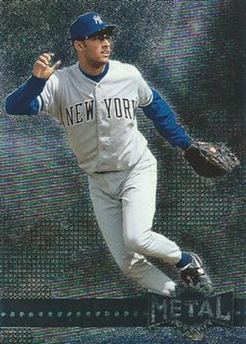 #87 Derek Jeter - New York Yankees - 1996 Metal Universe Baseball