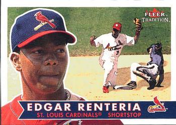 #87 Edgar Renteria - St. Louis Cardinals - 2001 Fleer Tradition Baseball