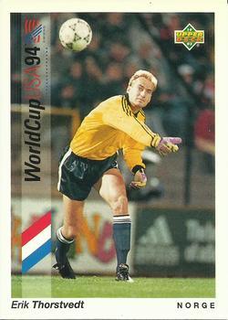 #87 Erik Thorstvedt - Norge - 1993 Upper Deck World Cup Preview English/Spanish Soccer