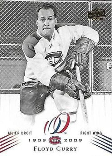 #87 Floyd Curry - Montreal Canadiens - 2008-09 Upper Deck Montreal Canadiens Centennial Hockey