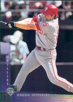 #87 Gregg Jefferies - Philadelphia Phillies - 1997 Donruss Baseball