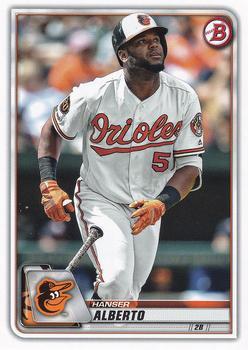 #87 Hanser Alberto - Baltimore Orioles - 2020 Bowman Baseball