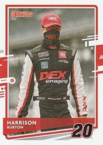 #87 Harrison Burton - Joe Gibbs Racing - 2021 Donruss Racing
