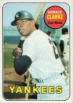 #87 Horace Clarke - New York Yankees - 1969 Topps Baseball
