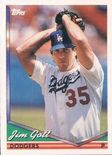 #87 Jim Gott - Los Angeles Dodgers - 1994 Topps Baseball
