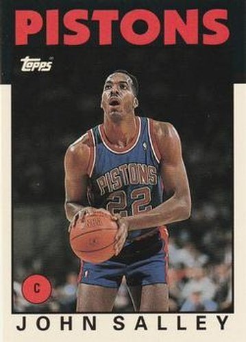 #87 John Salley - Detroit Pistons - 1992-93 Topps Archives Basketball