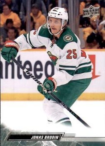 #87 Jonas Brodin - Minnesota Wild - 2022-23 Upper Deck Hockey