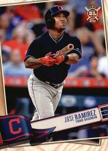 #87 Jose Ramirez - Cleveland Indians - 2019 Topps Big League Baseball