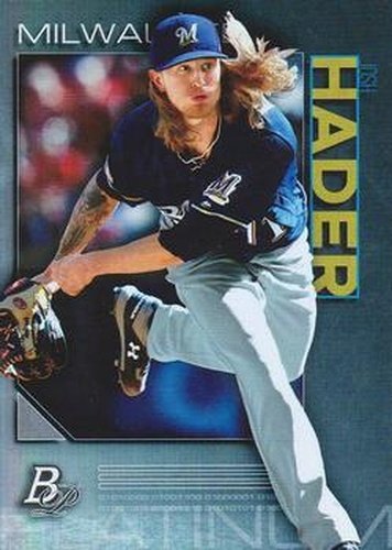 #87 Josh Hader - Milwaukee Brewers - 2020 Bowman Platinum Baseball