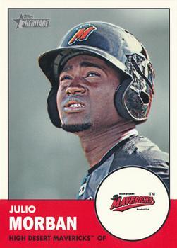#87 Julio Morban - High Desert Mavericks - 2012 Topps Heritage Minor League Baseball