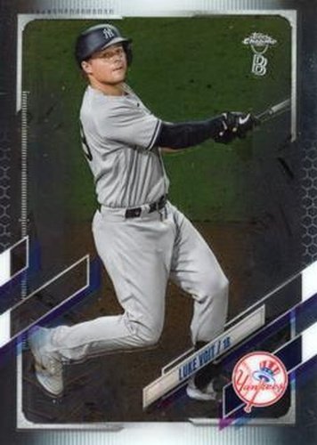 #87 Luke Voit - New York Yankees - 2021 Topps Chrome Ben Baller Edition Baseball