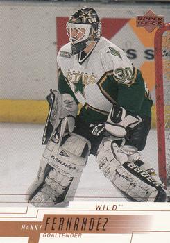 #87 Manny Fernandez - Minnesota Wild - 2000-01 Upper Deck Hockey