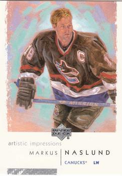 #87 Markus Naslund - Vancouver Canucks - 2002-03 UD Artistic Impressions Hockey