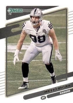 #87 Maxx Crosby - Las Vegas Raiders - 2021 Donruss Football
