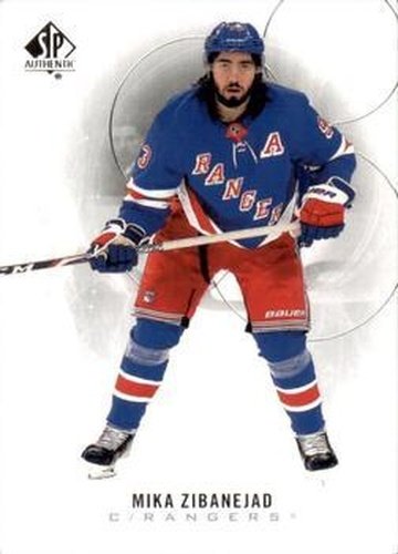 #87 Mika Zibanejad - New York Rangers - 2020-21 SP Authentic Hockey