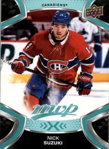 #87 Nick Suzuki - Montreal Canadiens - 2021-22 Upper Deck MVP Hockey