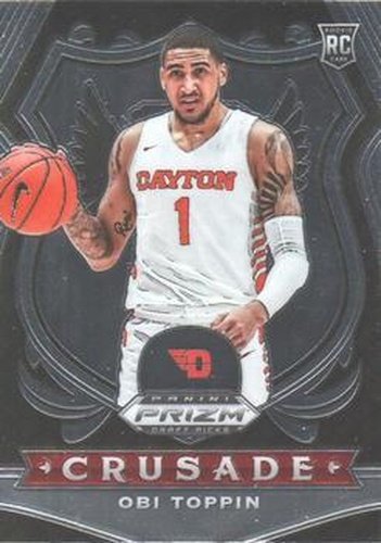 #87 Obi Toppin - Dayton Flyers - 2020 Panini Prizm Draft Picks Collegiate Basketball